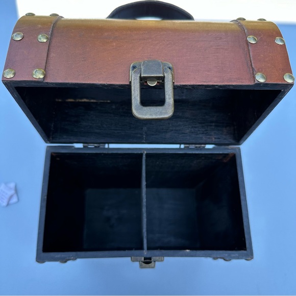 Antique Luxury Wine carrying case for 2 bottles - Picture 5 of 10